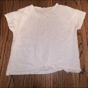 Zara knot front tshirt